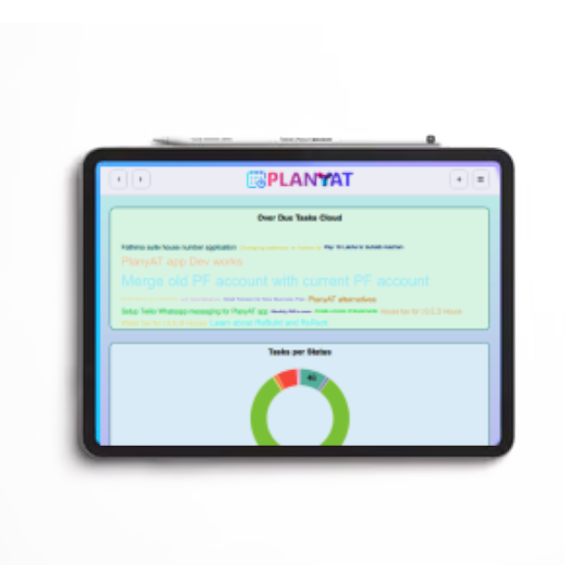 PlanYat on Tablet
